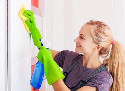 Oven cleaning service for a W12 kitchen appliance