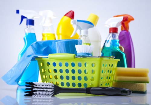 Commercial cleaning team supporting a W12 office environment