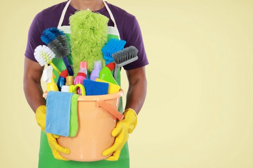 Airbnb cleaning team preparing a guest-ready flat in W12