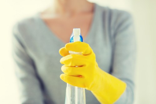 Carpet cleaners team reviewing ethical labour standards