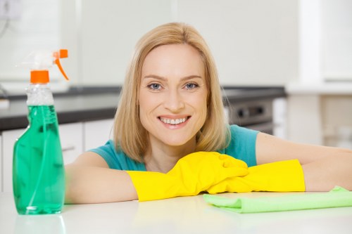 Local cleaners handling a deep clean in a W12 flat