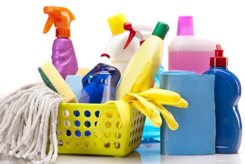Professional domestic cleaning in a W12 flat with attention to bathroom details