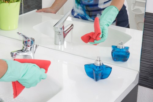Professional short-let kitchen cleaning in a West London property