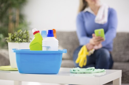 Local cleaners working in a W12 retail or mixed-use premises