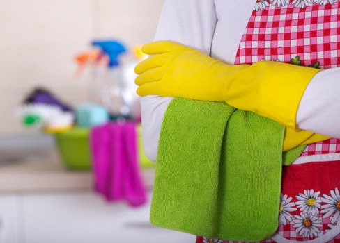 Specialist hard floor cleaning equipment used in W12