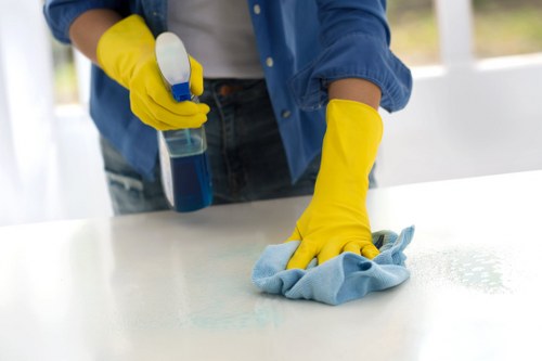 Professional communal cleaning for a mixed-use property in W12